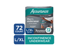 Assurance Men's Incontinence Underwear, Large, Maximum Absorbency, 72 Count picture