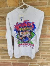 Vtg Los Angeles Dodgers 1988 World Series Large Pullover Sweatshirt STAINING? picture