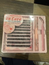 In Love DIY Lash Clusters Extension Kit Tray Bond Seal Applicator Tweezers Set picture