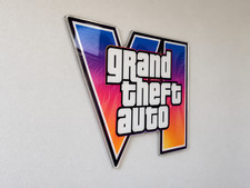 ROCKSTAR GTA6 MIRROR - CREATOR LAMP INSPIRED - Grand Theft Auto VI - LED picture