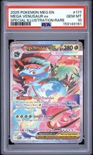 2025 POKEMON MEGA EVOLUTION SPECIAL ILLUSTRATION RARE MEGA VENUSAUR EX PSA 10 picture