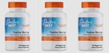 3X Doctor's Best Natto-Serra Nattokinase Serrapeptase - 90 Count EXP 07/2027 picture
