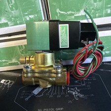 ASCO REDHAT 2-Way Internal Pilot-OP Solenoid Valve Hung Diaph 1/2” NPT 100V-240V picture