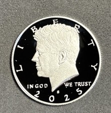 2025 S Kennedy Silver Half Dollar Gem DCam PROOF 99.9% Silver 999 0.999 Fine picture