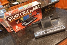 Vintage Atari  STUNT CYCLE Video Arcade Game Computer TV  Console System  RARE picture