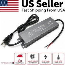 LED Power Supply 110V to DC 12V Voltage Converter Transformer Adapter Waterproof picture
