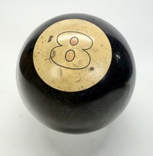 Vintage Ebonite 8 Ball Billiards Bowling Ball 15.5 lbs picture
