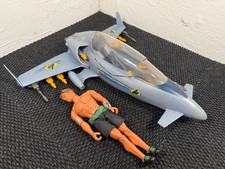 Vintage Mattel Max Steel MX-25 Attack Jet 1998 with Figure picture