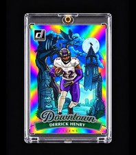 DERRICK HENRY DOWNTOWN 2025 DONRUSS TRUE DOWNTOWN RARE Jumbo RAVENS RECORD HOLDE picture