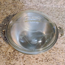 Vintage Guardian Service Round Aluminum Casserole Pan/Pot w/ Clear Glass Lid picture