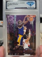 97-98 Metal Universe Shaquille 'O Neal #50 DSG8 Beautiful card PSA8+? picture