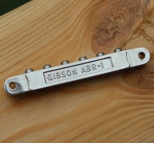 Gibson USA Wired ABR-1 Tune-o-matic Bridge Nickel 1990's 2000's picture