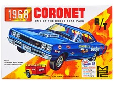 MPC MPC975 1/25 Skill 2 Model Kit 1968 Dodge Coronet Hardtop with picture