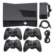Microsoft Xbox 360 S Console 4GB 250GB 500GB Black + 1-4 Controllers + USA picture