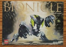 LEGO Bionicle Bohrak Nuhvok 8561 Instruction Manual Booklet ONLY picture