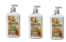 LOT OF 3 PACK Hempz Citrine Crystal & Quartz Body Moisturizer 17 oz  picture