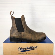 6 Men / 8 WOM - Blundstone 1351 Elastic Sided Boot Lined - Dark Brown picture