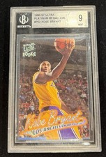 1996-97 Fleer Ultra Platnium Medallion Kobe Bryant Rookie BGS 9 picture