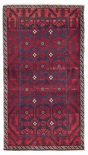 Traditional Vintage Hand-Knotted Area Rug 3'7