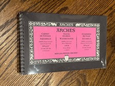 NEW* ARCHES® Aquarelle Travel Pad—100% Cotton, HOT PRESSED, 140lb, 15-sheets picture