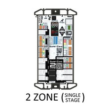 SmartZone-2 :: Single Stage 2-Zone Controller  :: HVAC Zoning Damper Control picture