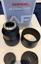 Samyang 135mm F/1.8 Sony E-mount AF lens Mint Condition with Box picture