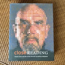 SIGNED Close Reading: Chuck Close and the Artist Portrait HC picture