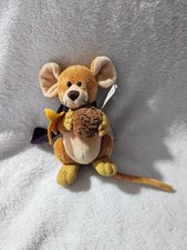 New Gotta Getta Gund Mouse Plush Stuffed Toy Fields Brown Adorable 5.5