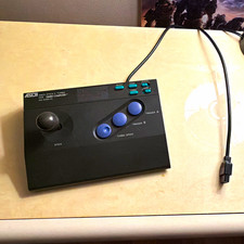 ASCII Stick II Turbo Wired Joystick Controller Black for family computer, no box picture