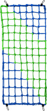 Climbing Net for Kids Outdoor-Handmade Multi-Colored Ninja Net(W/500 LBS) for picture