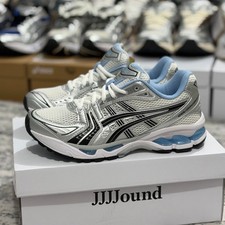 New AS*CS Gel-Kayano 14 JJJJound White Blue 1203A961-101 Men's Athletic Shoes picture