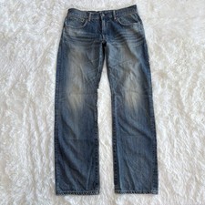 Vintage EDWIN XV-S Denim Jeans Men's 34 Made in Japan Distressed Blue W34 L33.5 picture