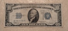 $10 Ten Dollar 1934 Silver Certificate Note picture