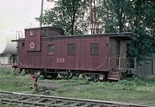 CGW 10 Caboose at Sycamore, IL Jun 23 1962 5 x 7 Photo picture