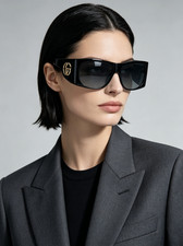 Gucci GG2170S Black Shades Gold GG Grey Gradient 66-14-125 picture