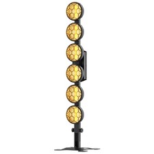 UKING 6 LED 350W COB Retro Lights Strip Par Stage Light Show Performance Surface picture
