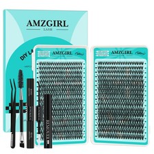 AMZGIRL LASH Lash Clusters Kit 640Pcs 40D+50D D-Mix 9-16mm Kit picture