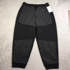 Athleta Get Set Hybrid Jogger Womens L Black Pull On Colorblock Performance NEW picture