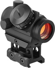 2MOA Riflescope Red Dot Sight 1x25mm Reflex Sight with 1 inch Riser Mount picture