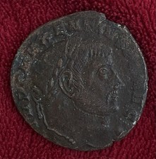 MAXENTIUS Authentic Ancient 308-312 AD Rome Genuine OLD Roman Coin 301 picture