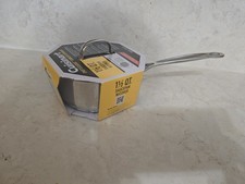 NEW - CUISINART CHEFS CLASSIC  Stainless Steel 1.5 Quart Sauce Pan With Cover picture