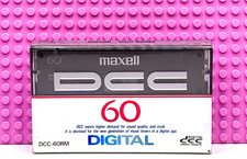 MAXELL   DCC  60RM  VS II  BLANK DIGITAL CASSETTE TAPE (1)      (SEALED) picture
