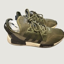Adidas NMD_V3 Mens Olive Green Knit Boost Sneakers HP9404 Size 10 picture