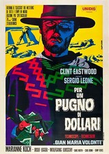 A FISTFUL OF DOLLARS Movie Poster Spaghetti Western (1964)  picture