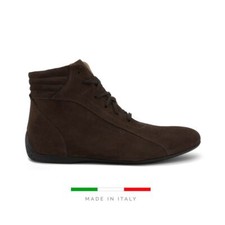 Sparco Monza-GP Brown Shoes Sneakers in Suede picture