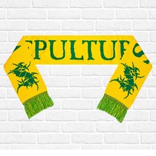 Sepultura embroidered scarf, Thrash Groove Metal logo. Metalheads Style. picture
