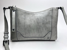 Chic FRYE Melissa Zip Crossbody Genuine Leather Saddle Shoulder Bag Willow Green picture