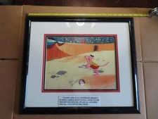 SIGNED FRIZ FRELENG CEL TORO PINK PINK PANTHER # 8107 CEL AUTHENTICATED  1977 picture