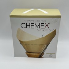 Chemex Classic Coffee Filters, Squares, 100 ct picture