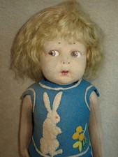 Cute Antique Depression Era Felt Lenci ? Doll 16